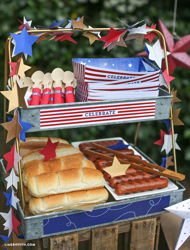 Hot Dog Bar For 4th Of July Lia Griffith